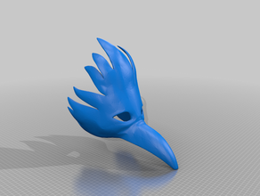yapıştırıcı kuş maskesi kayıt sanat bigdaddy chrosome protecteur rapture 3d print model - Mito3D