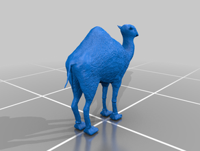 dungeonsticks camel ready 3d print u printing animals 40k terrain scenery epic 3d print model - Mito3D