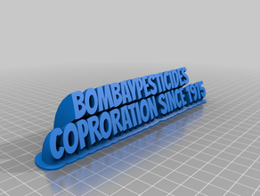 bombay 1975 office customized 3d print model - Mito3D