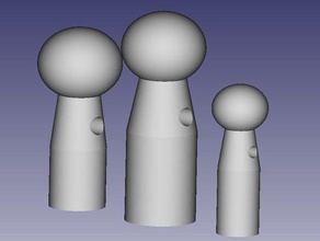 umbrella rib tip factory - parameterized tips replacement parts customizable 3d print model - Mito3D