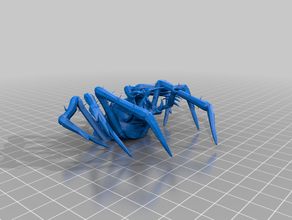 sicilian ear spider - aranea aurisdormienti animals halloween horror sprintray unicone design 3d print model - Mito3D
