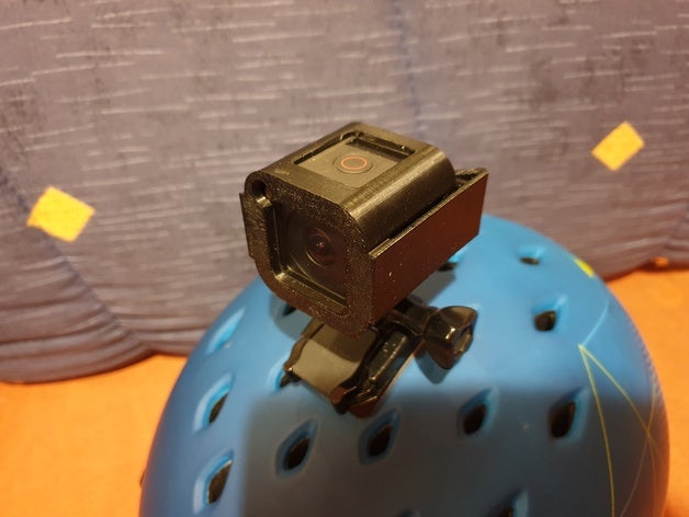 cage mount gopro session 5 camera 3D print model - Mito3D