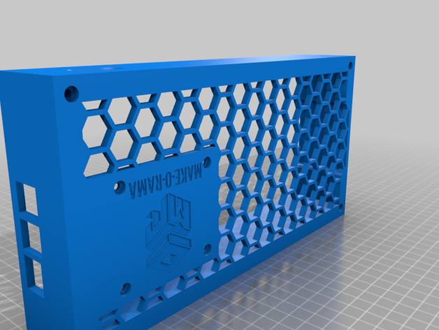 led-matris durumda elektronik adafruit led matrix raspberry pi 3D print model - Mito3D