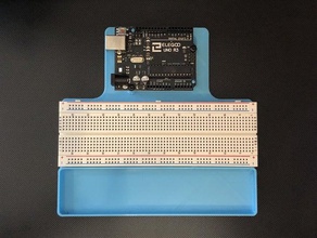 bv3d arduino uno prototipagem da base de dados eletrônica o experimentação protoboard caso titular 3d print model - Mito3D