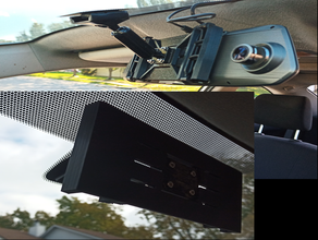 dash cam bracket vehicles 2007 camera car custom mirror rear view scion tc 3d print model - Mito3D
