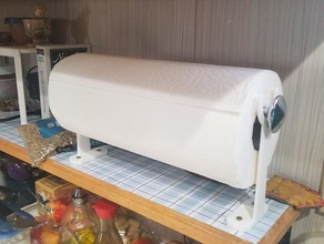 Papier Handtuch Halter - counter-top-mount Küche und Esszimmer 3d print model - Mito3D