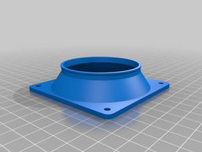 my customized duct pipe adaptor small printbeds too 3d print model - Mito3D