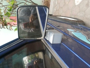 suzuki katana indonésie aile arrière miroir de vue du support 3d print model - Mito3D