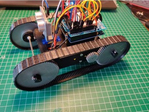 mclon caterpillar - oruga par chenille mbot le robot la robotique 3d print model - Mito3D