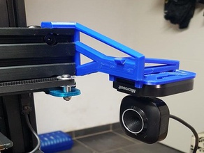 topçu sidewinder x1 microsoft life cam vx 2000 kamerası z-tutucu sağ tarafta v2 eksen evnovo swx1 ultra octoprint web x-1 vx2000 webcam sahibi 3d print model - Mito3D