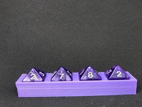 dungeons dragons - fighter dice tracker 20 dnd 3d print model - Mito3D