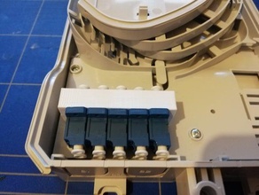 commscope budi 2s sc lc connector adapter plate 3d print model - Mito3D