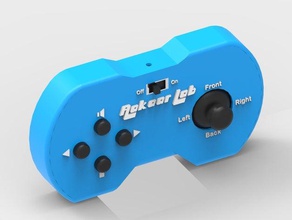benutzerdefinierte Fernbedienung Gehäuse mit arduino & nrf-2401-transceiver Kontrolle rc-hobby remote 3d print model - Mito3D