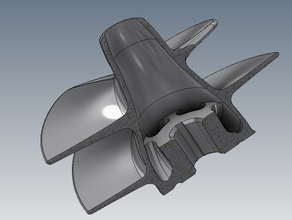jet ski design della girante 3d print model - Mito3D