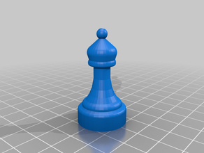 chess pieces bishop pawn rook 3d print model - Mito3D