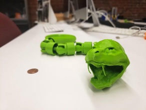 top-ortak basilisk yılan baskı topu ortak top eklemli doubleidenity harry potter canavar canavarlar yılanlar snek 3d print model - Mito3D