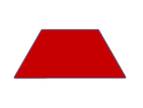 trapézio metade do hexágono rombus a forma shapeoko3 formas rosca trapézia 3d print model - Mito3D