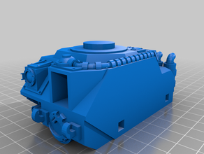 el demonio de la roya remodelación armadura scifi tanque 3d print model - Mito3D