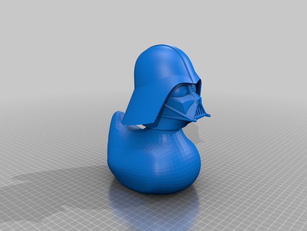 duck vader versión en grande darth pato starwars de star wars 3D print model - Mito3D