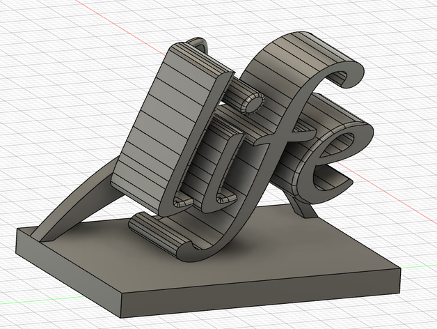 life 3D print model - Mito3D