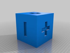 dice counter kids 3d print model - Mito3D