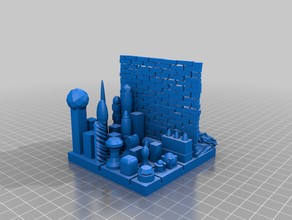 trash city 3d print model - Mito3D