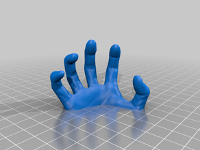 tüyler ürpertici bir elin parmakları 3d print model - Mito3D
