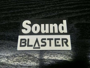 sound blaster 3d print model - Mito3D