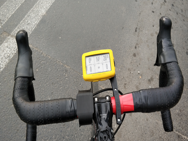 lezyne unité gps x-lock support de guidon vélo route le cyclisme carte la navigation plein air sport 3D print model - Mito3D