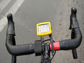 lezyne gps birimi x-lock mount gidon yol bisikleti bisiklet monte edin göster navigasyon açık spor 3d print model - Mito3D