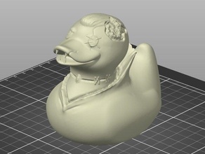 zombie duckula dracula Ente halloween Gummi ducky 3d print model - Mito3D