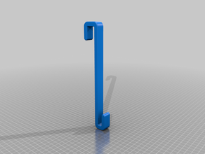 shower basket - hook thicker glass fusion360 3d print model - Mito3D