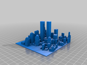 wtc before & after 9 11 911 ae911truthorg controlled demolition ineuafeduwtc7 lcfor911org world trade center 3d print model - Mito3D