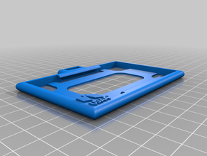 usaa badge holder id 3d print model - Mito3D