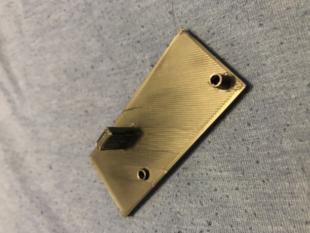 axial rr10 bomber aux mounting plate magazine mount 3D print model - Mito3D