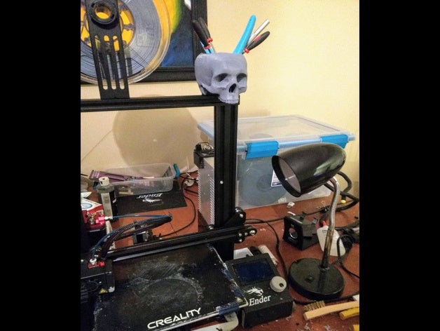 ender 3 skull storage bowl 3D print model - Mito3D
