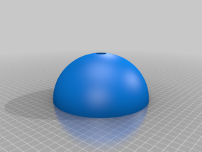 lamp support dome 3d print model - Mito3D
