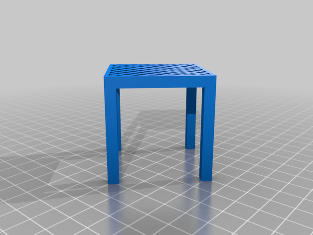 net quad table 3D print model - Mito3D