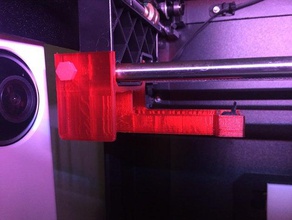 auto wiper replicator 2 nozzle 3d print model - Mito3D
