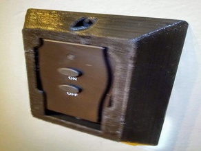 remoto de corriente la pared cubierta el control titular 3d print model - Mito3D