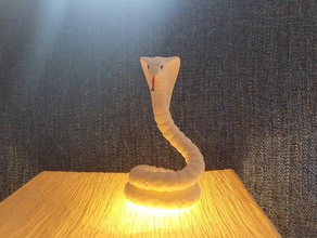 king cobra serpente bjd figura 3d print model - Mito3D
