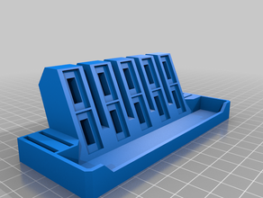wide usb sd holder compartment caps 3d print model - Mito3D