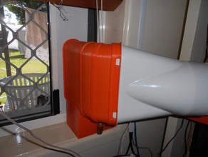 extension ducting delonghi portable air con airconditioner 3d print model - Mito3D