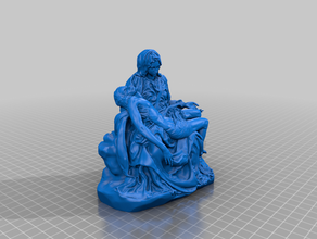 pieta von michelangelo 3d print model - Mito3D