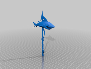 chomp jaws pickaxe - fortnite 3d print model - Mito3D