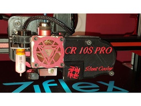creality cr10s pro hotend montieren remix-Lager-bl-touch die hintere Platte bltouch cr-10 cr10s-pro cr10spro mount 3d print model - Mito3D