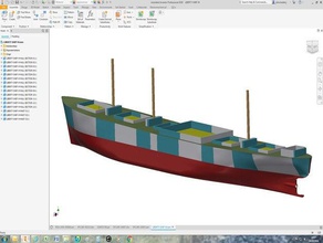 la libertad de barcos rc casco - versión 4 3d print model - Mito3D