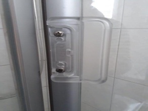 shower folding door handle 3d print model - Mito3D