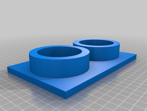 ectoparasitas tubo azul colchetes cosplay acessório prop van 3d print model - Mito3D