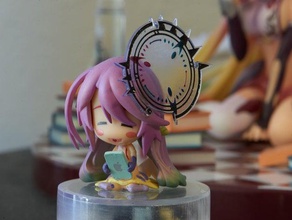 substituição halo jibril anime ngnl não há jogo sem vida 3d print model - Mito3D